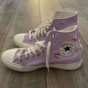 Chuck Taylor Lavender Butterfly Wings